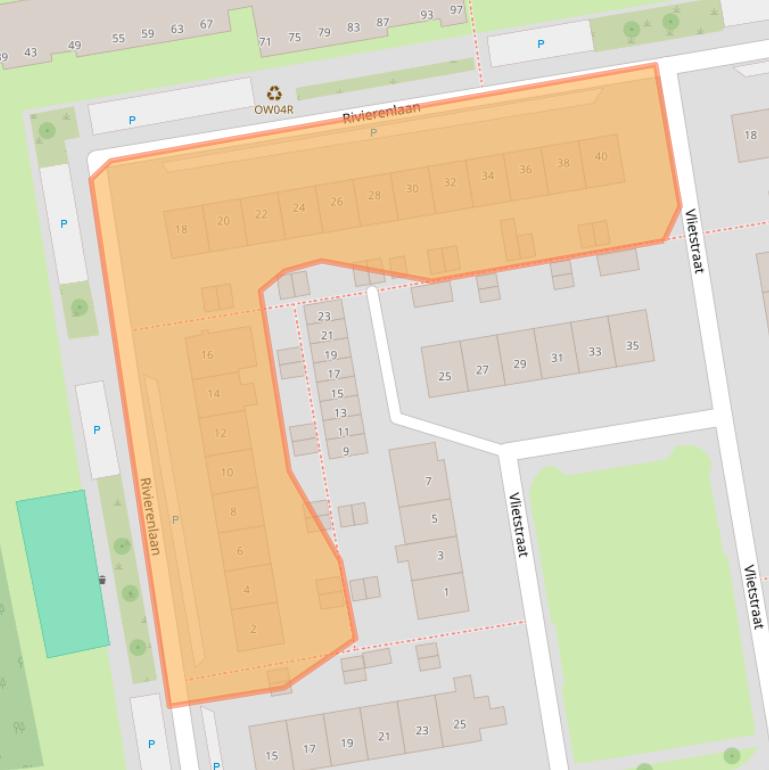 Kaart van postcodegebied 1442PK.