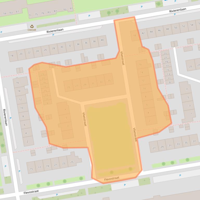 Kaart van postcodegebied 1442PN.