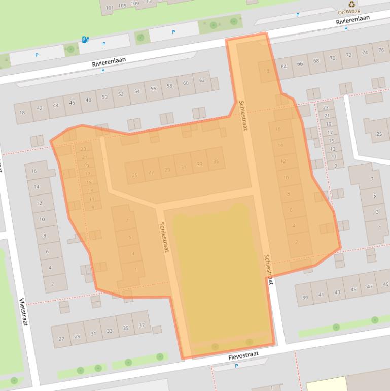 Kaart van postcodegebied 1442PP.