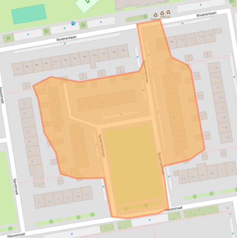 Kaart van postcodegebied 1442PS.