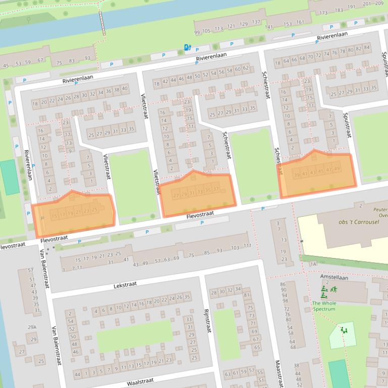 Kaart van postcodegebied 1442PT.