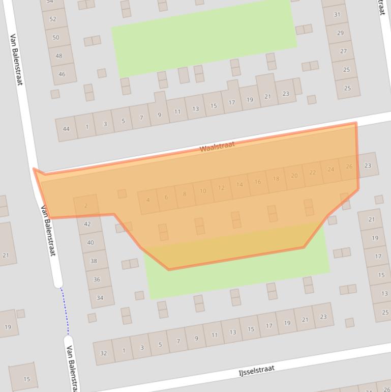 Kaart van postcodegebied 1442RJ.
