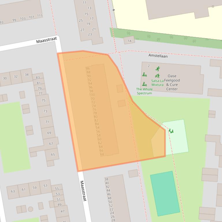 Kaart van postcodegebied 1442RW.