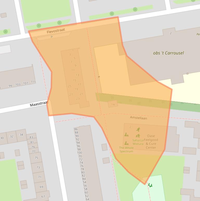 Kaart van postcodegebied 1442RX.