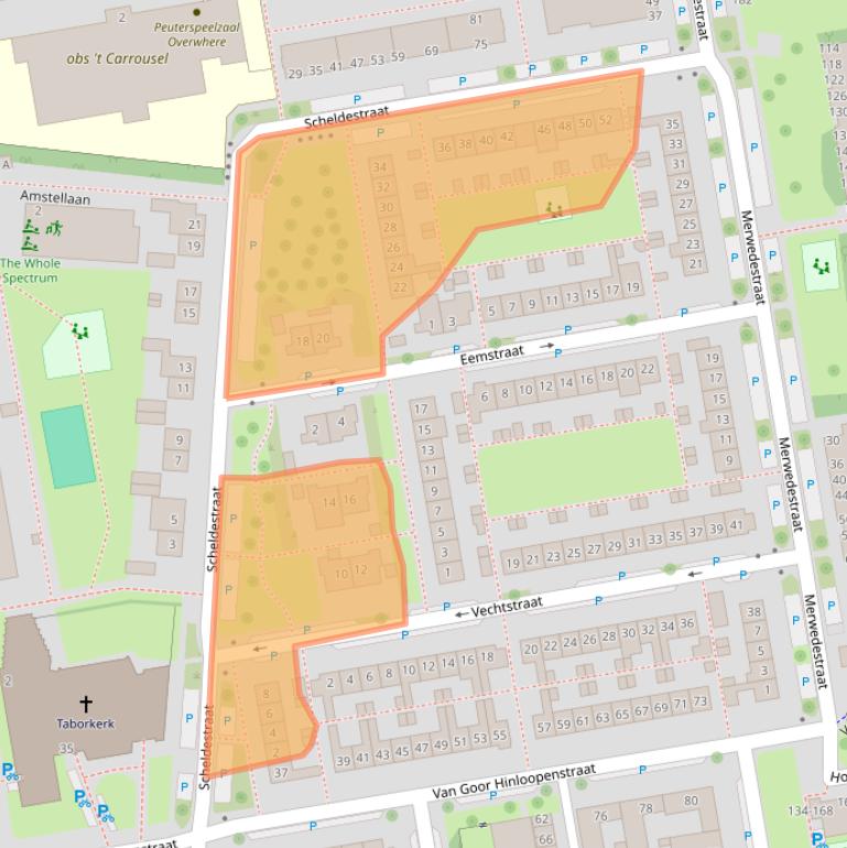 Kaart van postcodegebied 1442SE.