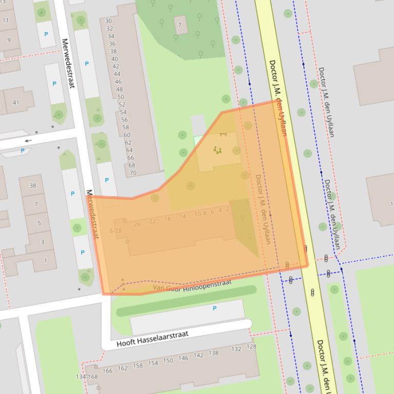 Kaart van postcodegebied 1442SM.