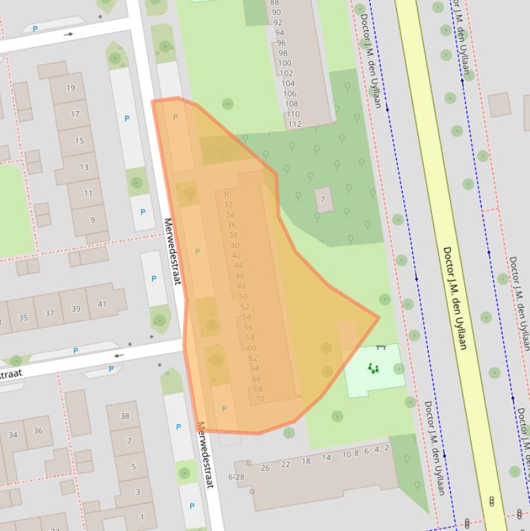 Kaart van postcodegebied 1442SN.