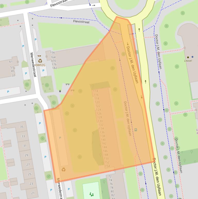 Kaart van postcodegebied 1442SR.