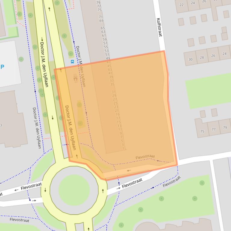 Kaart van postcodegebied 1442TA.