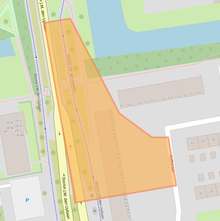 Kaart van postcodegebied 1442TB.