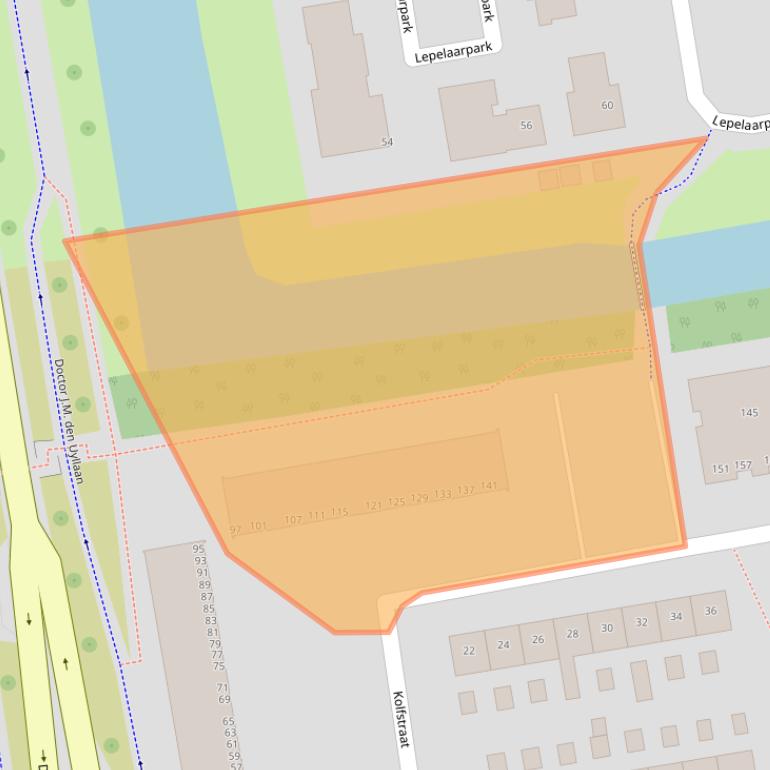 Kaart van postcodegebied 1442TC.