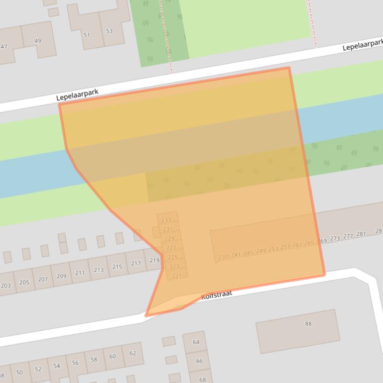 Kaart van postcodegebied 1442TG.