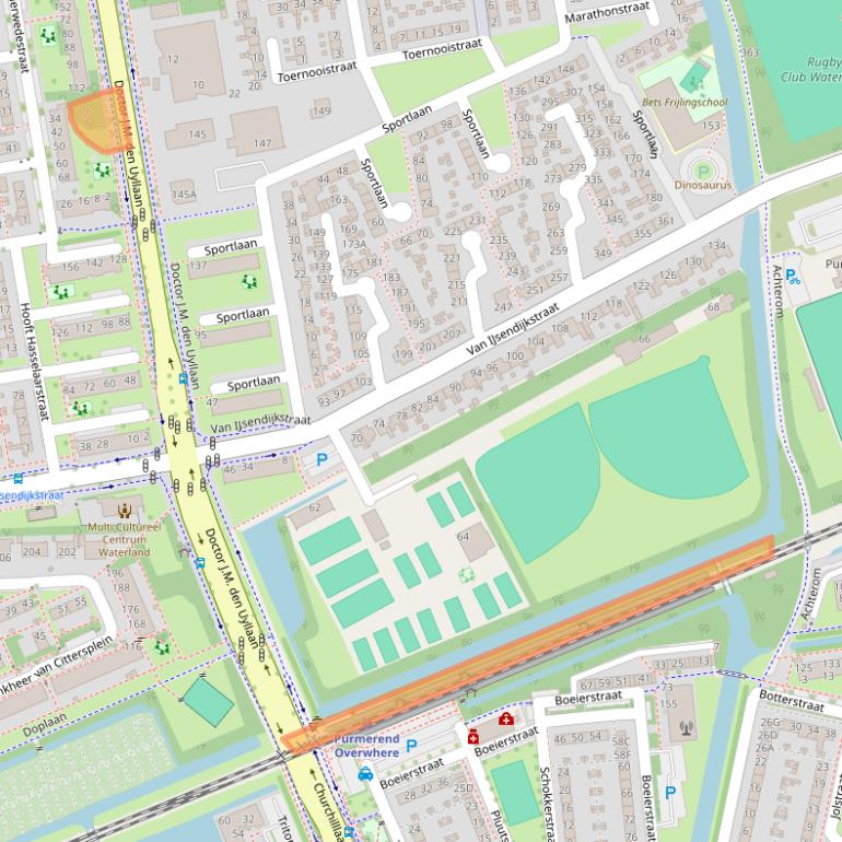 Kaart van postcodegebied 1442VR.