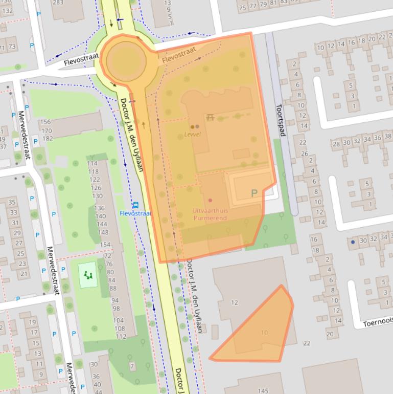 Kaart van postcodegebied 1442VS.