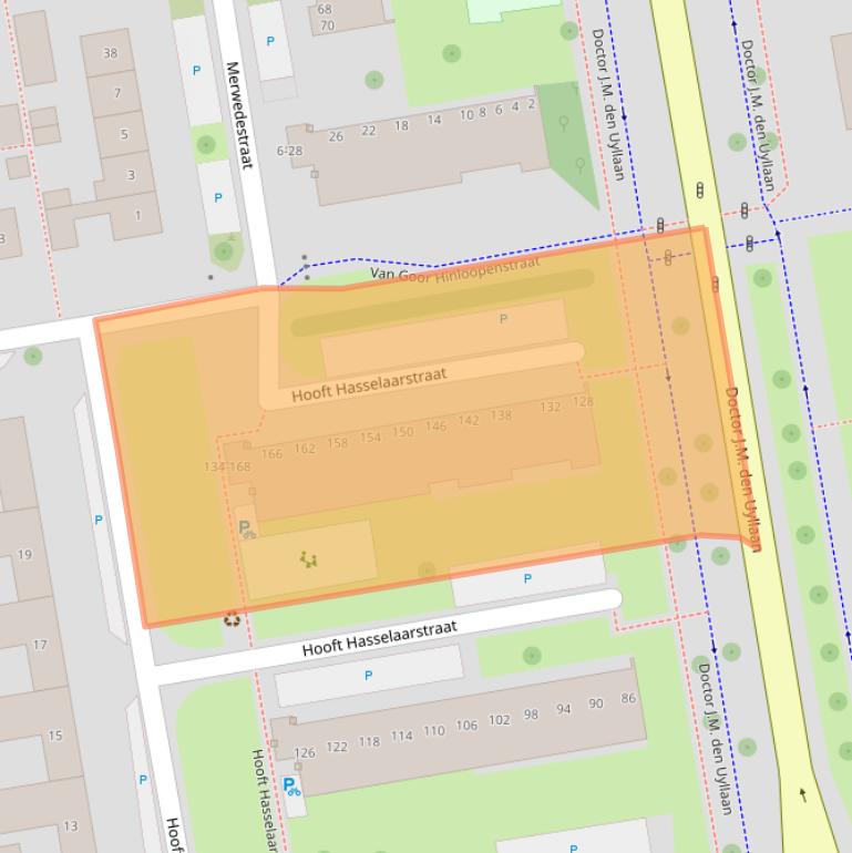 Kaart van postcodegebied 1442WL.