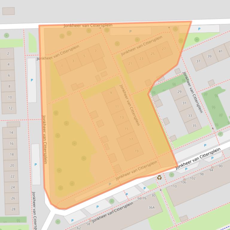 Kaart van postcodegebied 1442XA.