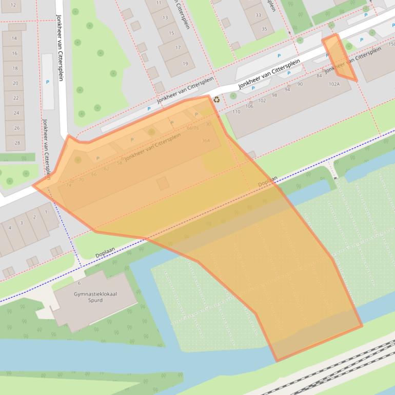 Kaart van postcodegebied 1442XD.