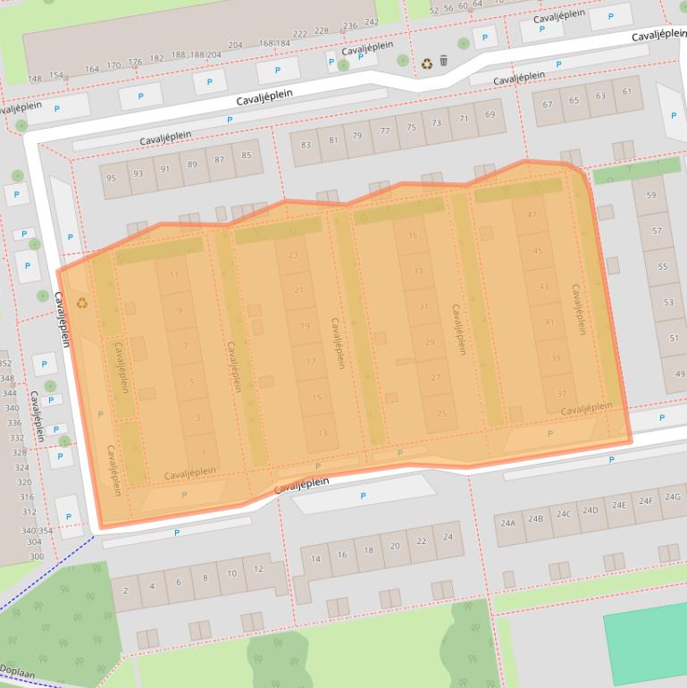 Kaart van postcodegebied 1442XK.