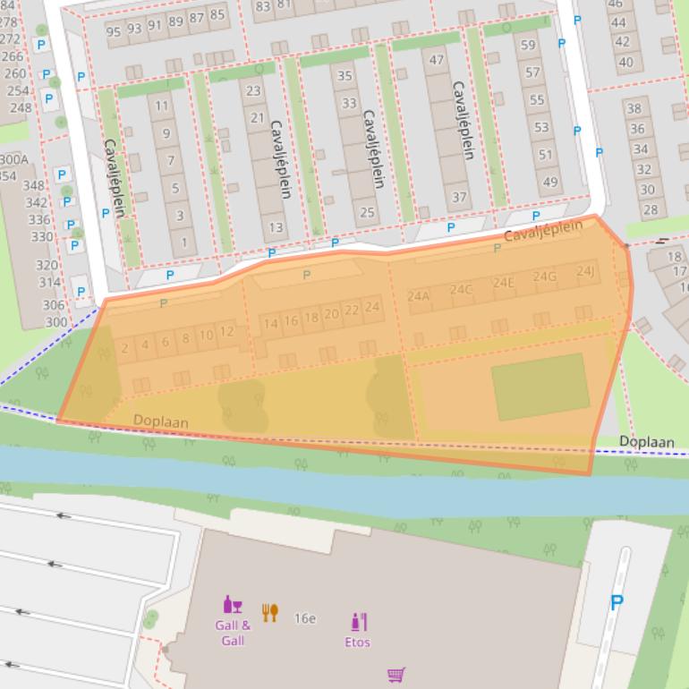 Kaart van postcodegebied 1442XM.