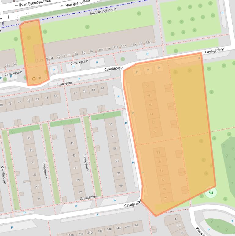 Kaart van postcodegebied 1442XN.