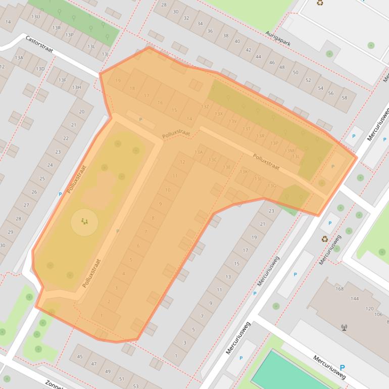 Kaart van postcodegebied 1443AH.