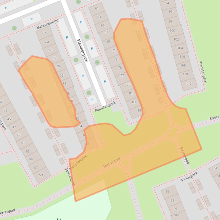 Kaart van postcodegebied 1443AW.