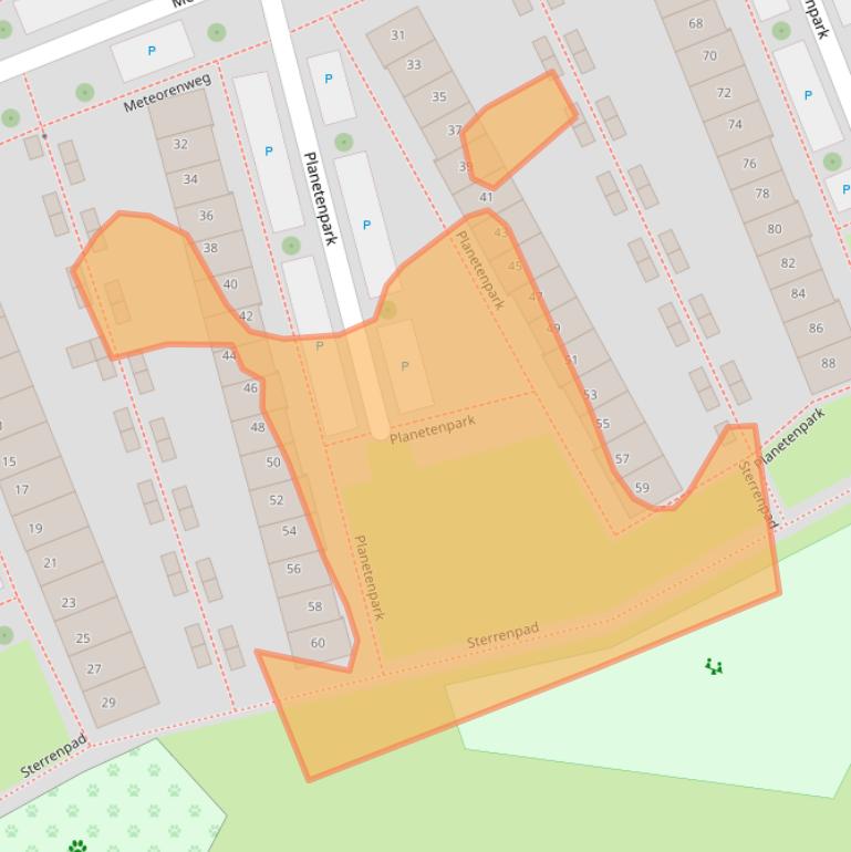 Kaart van postcodegebied 1443AX.