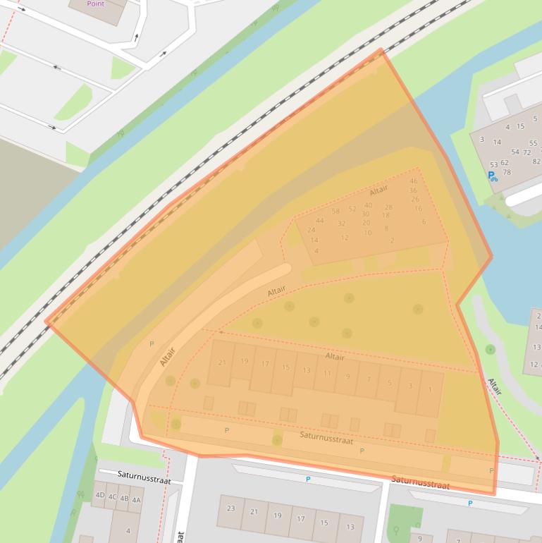 Kaart van postcodegebied 1443BE.