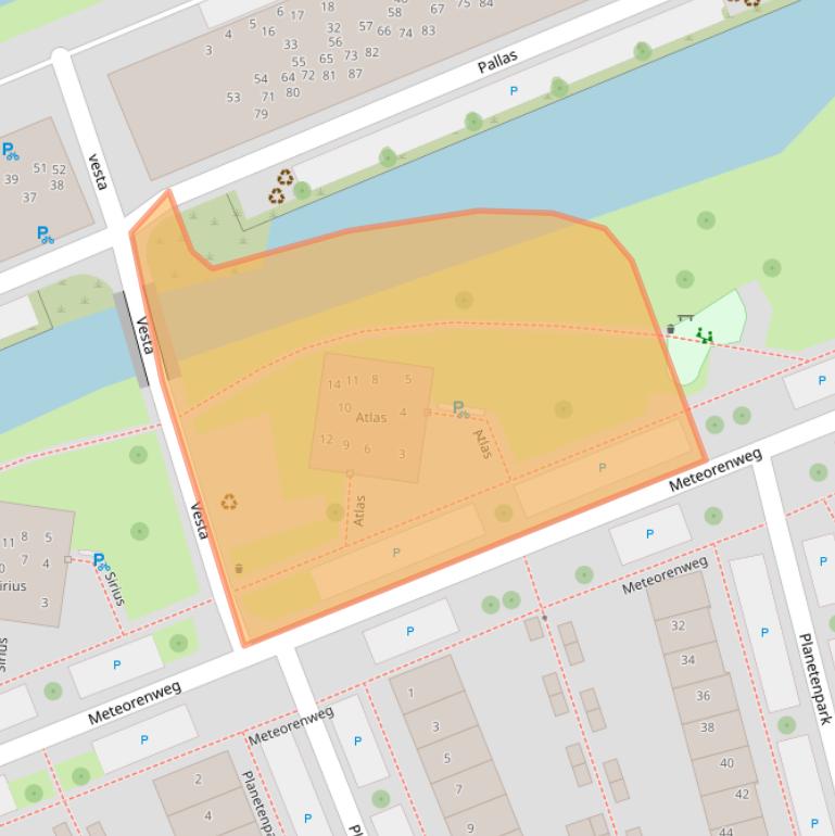 Kaart van postcodegebied 1443BJ.