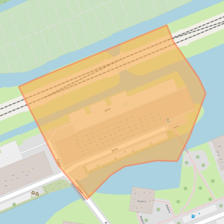 Kaart van postcodegebied 1443BN.