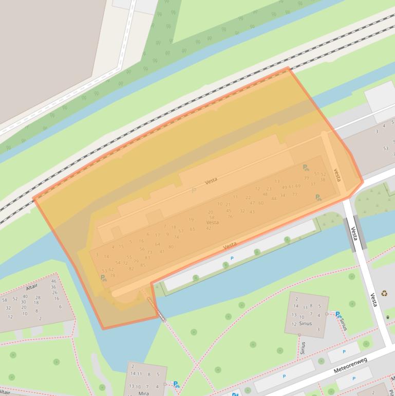 Kaart van postcodegebied 1443BR.