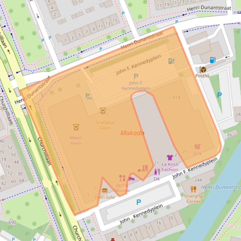 Kaart van postcodegebied 1443EA.