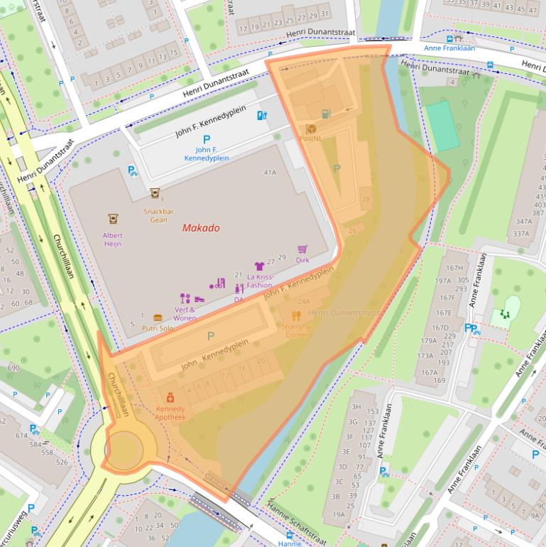 Kaart van postcodegebied 1443EC.