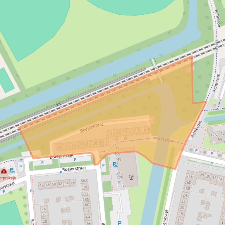 Kaart van postcodegebied 1443EE.