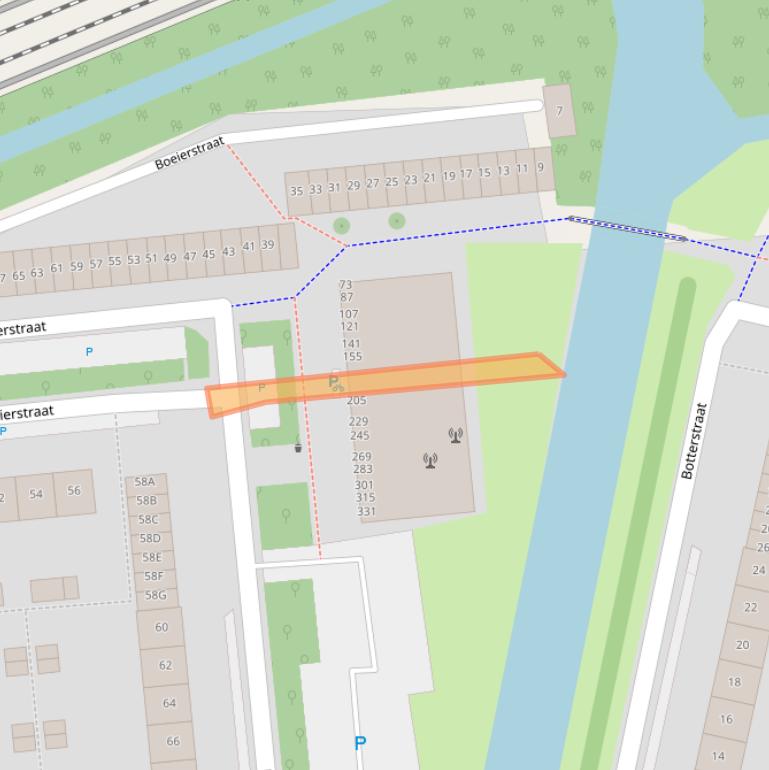 Kaart van postcodegebied 1443EJ.