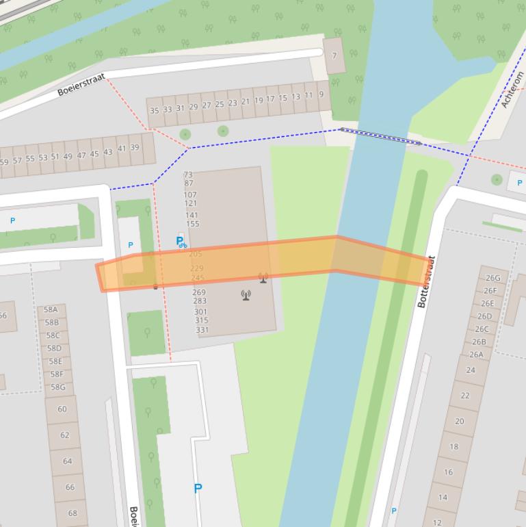 Kaart van postcodegebied 1443EK.