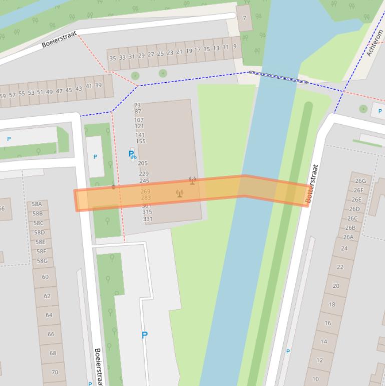 Kaart van postcodegebied 1443EL.