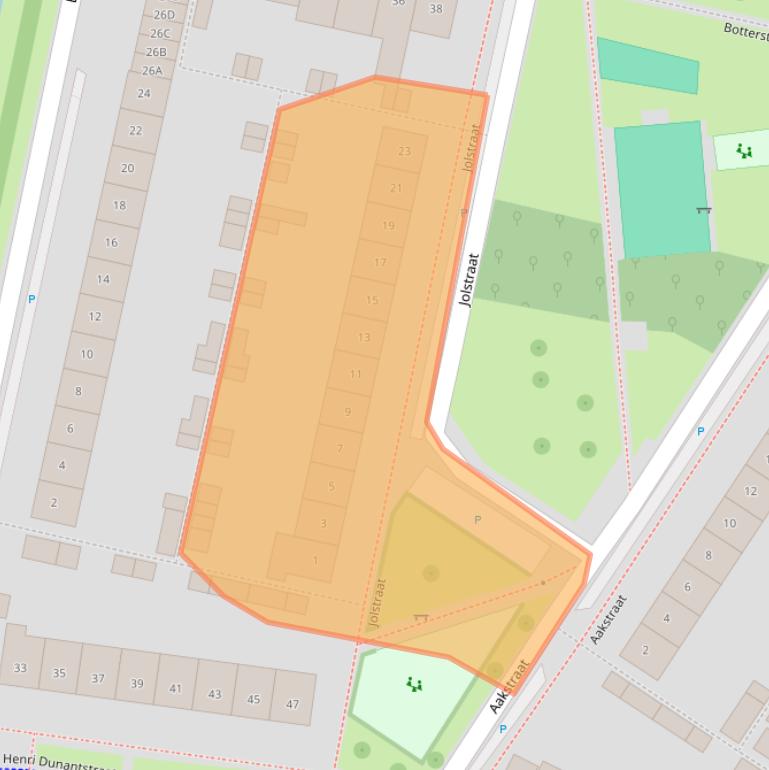 Kaart van postcodegebied 1443EW.