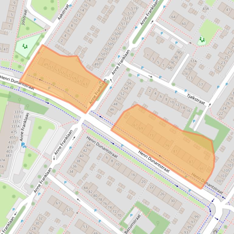 Kaart van postcodegebied 1443GB.