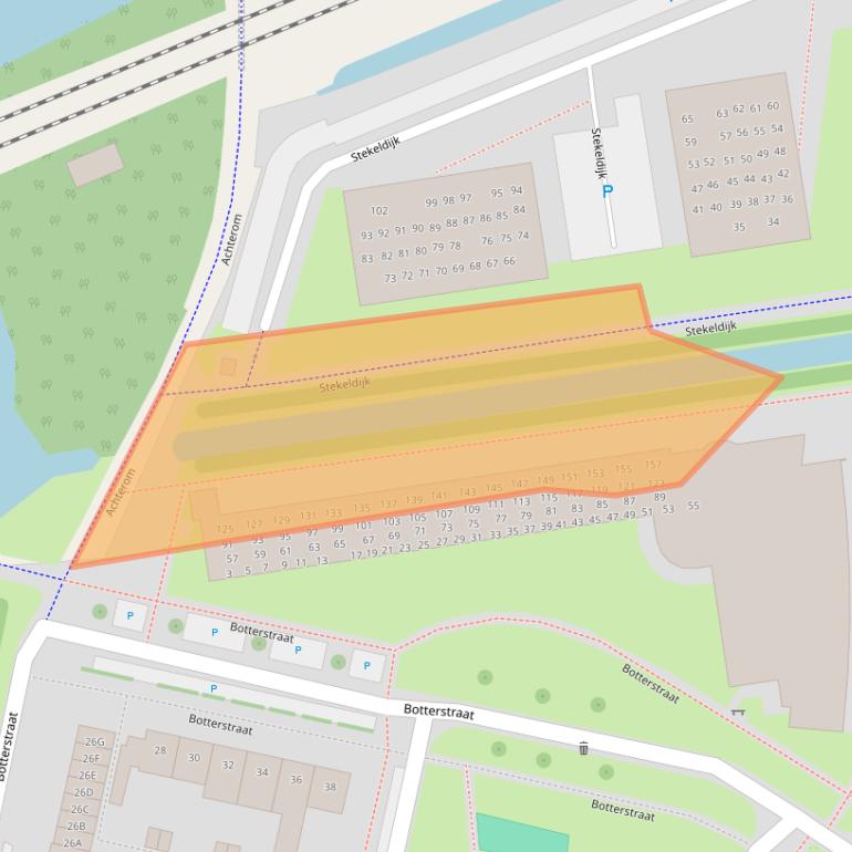 Kaart van postcodegebied 1443GK.