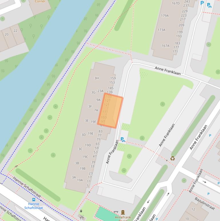 Kaart van postcodegebied 1443HC.