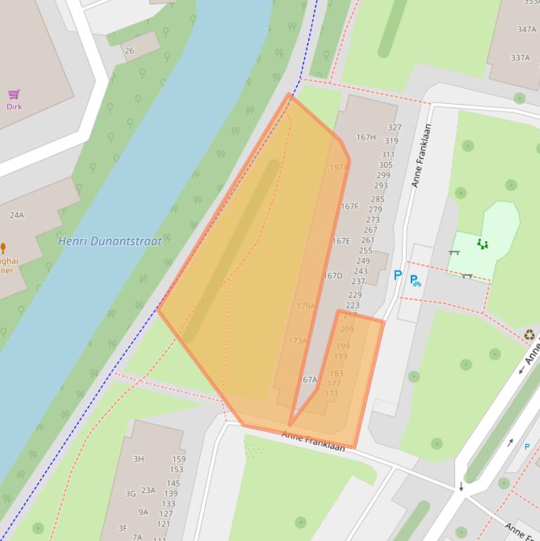 Kaart van postcodegebied 1443HE.