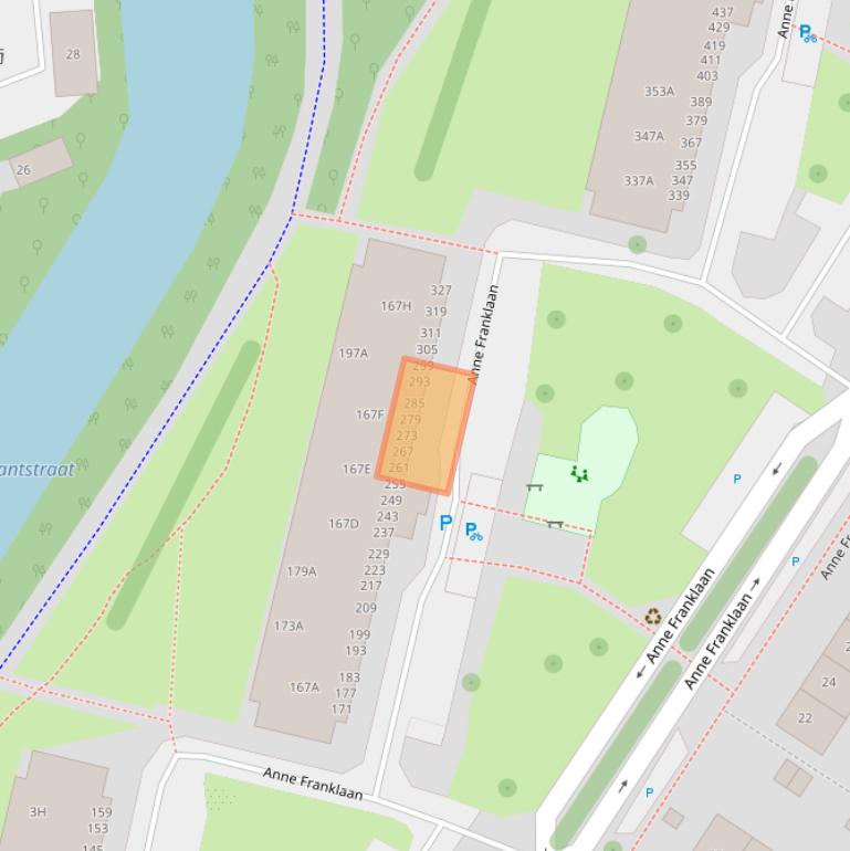 Kaart van postcodegebied 1443HH.