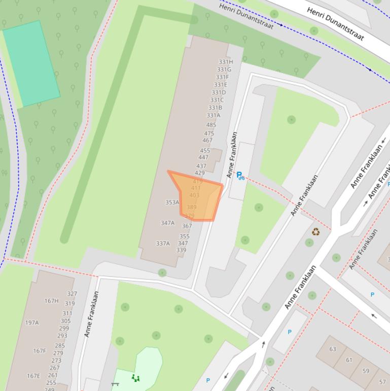 Kaart van postcodegebied 1443HL.