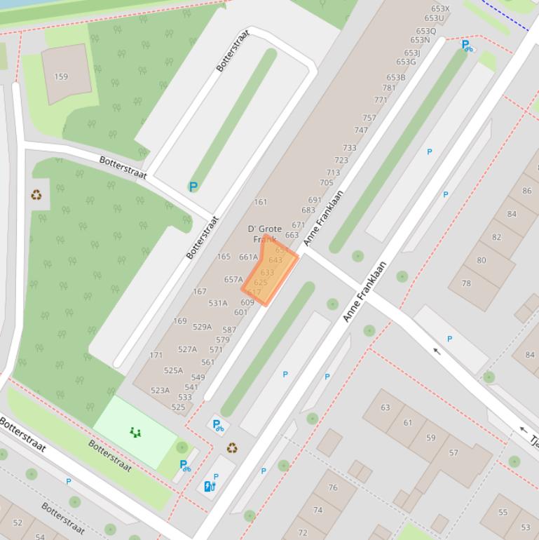 Kaart van postcodegebied 1443HT.