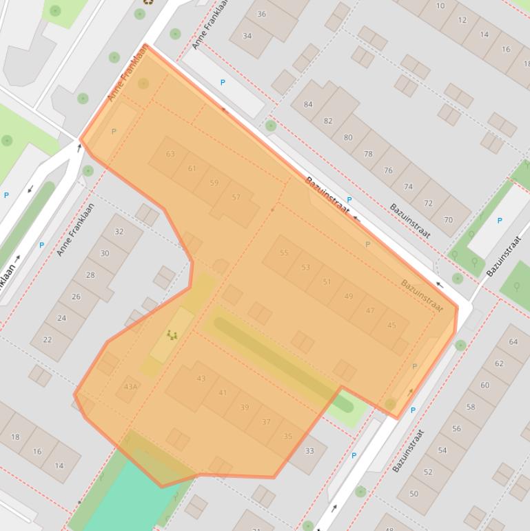 Kaart van postcodegebied 1443JD.