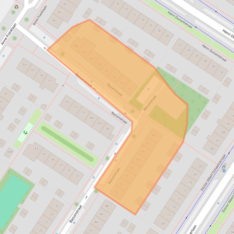 Kaart van postcodegebied 1443JG.