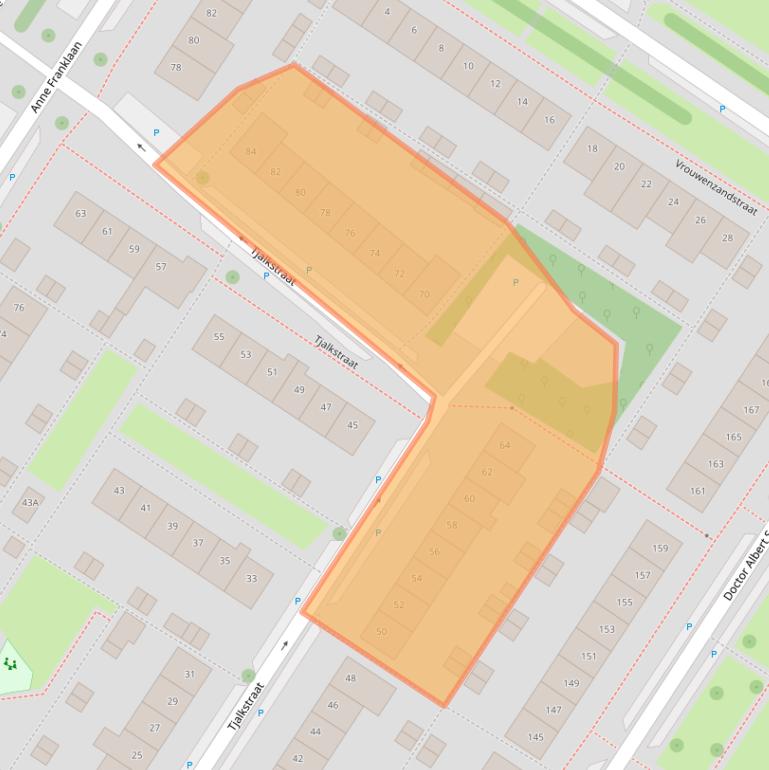 Kaart van postcodegebied 1443JL.