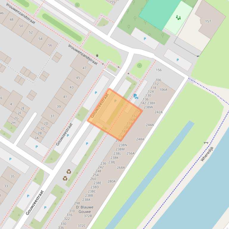 Kaart van postcodegebied 1443KE.