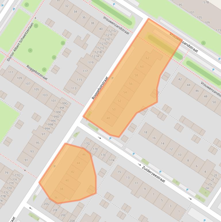 Kaart van postcodegebied 1443KR.